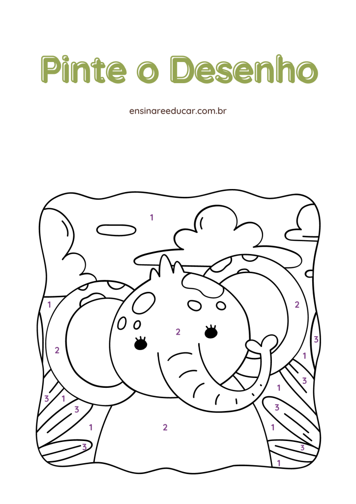 Desenhos para colorir para crianças de 2 a 3 anos - Faça o baixar ou  imprima online!